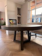 Keijser&Co eettafel Big Top 150 cm rond donkerbruin, Ophalen, Gebruikt, 150 tot 200 cm, Rond