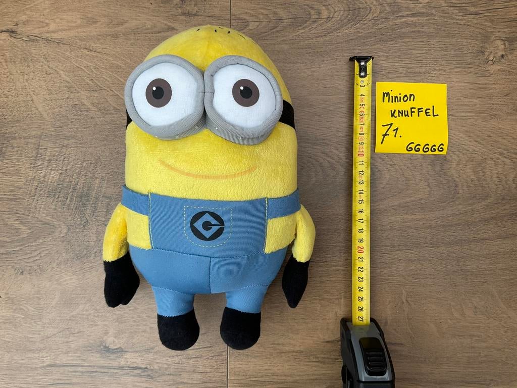 Zgan, gerepareerde, Minions knuffel Minion 25/30cm pluche, Ophalen, Overige figuren, Zo goed als nieuw, Beeldje of Figuurtje