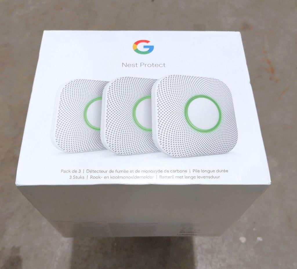 Google Nest Protect batterij in plastic seal, Doe-het-zelf en Verbouw, Alarmsystemen, Detector, Sensor of Melder, Nieuw, Ophalen of Verzenden