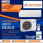 AANBIEDINGEN DAIKIN-MITSUBISHI-LG INCL MONTAGE!!, Ophalen of Verzenden, Nieuw, Mitsubishi