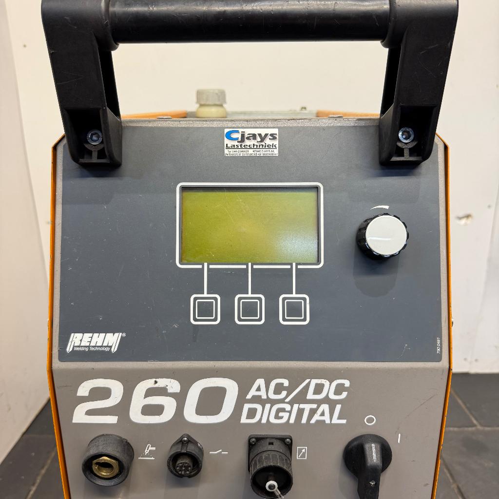 Gebruikt REHM Invertig 260 ACDC Digital Tig Lasapparaat, Doe-het-zelf en Verbouw, Gebruikt, Info@cjays.nl, Rehm Schweisstechnik GmbH