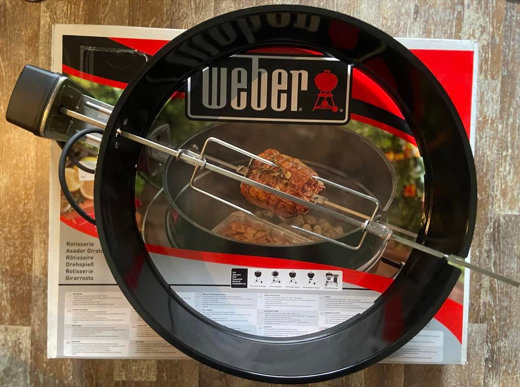 Weber draaispit, Ophalen, Gebruikt