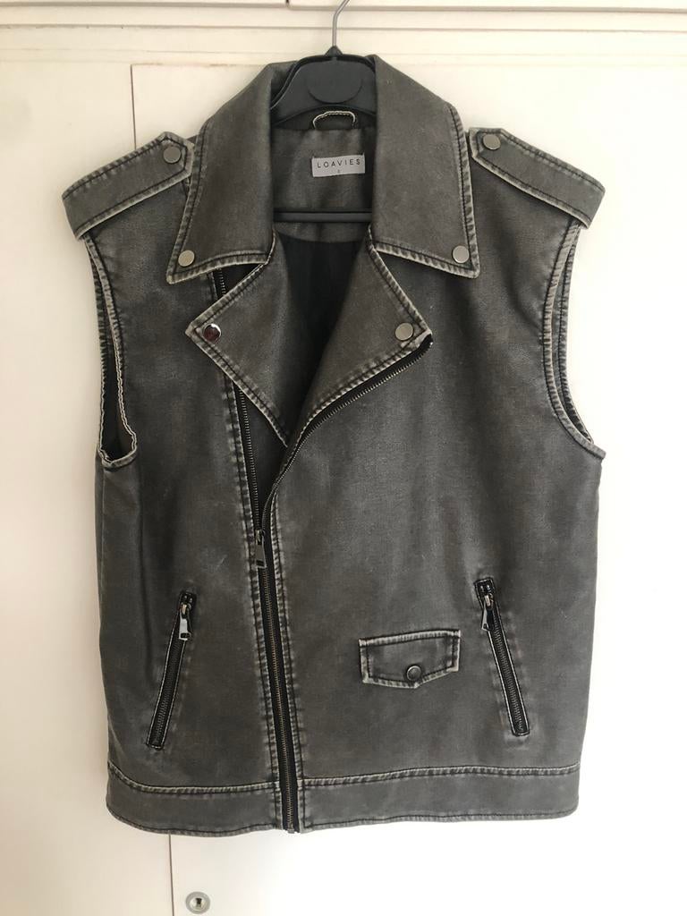 Te koop: bodywarmer, bruin, S oversized, Kleding | Heren, Bodywarmers, Ophalen of Verzenden, Zo goed als nieuw, Bruin