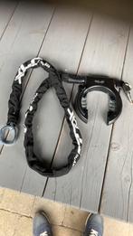 Fietsslot met extra veiligheids ketting, Ophalen, Zo goed als nieuw