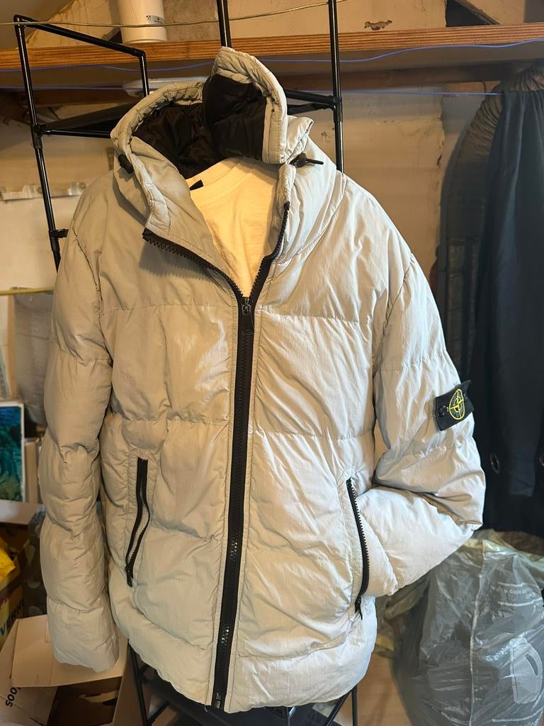 Stone Island Winterjas maat M, Kleding | Heren, Jassen | Winter, Verzenden, Zo goed als nieuw, Maat 48/50 (M), Blauw
