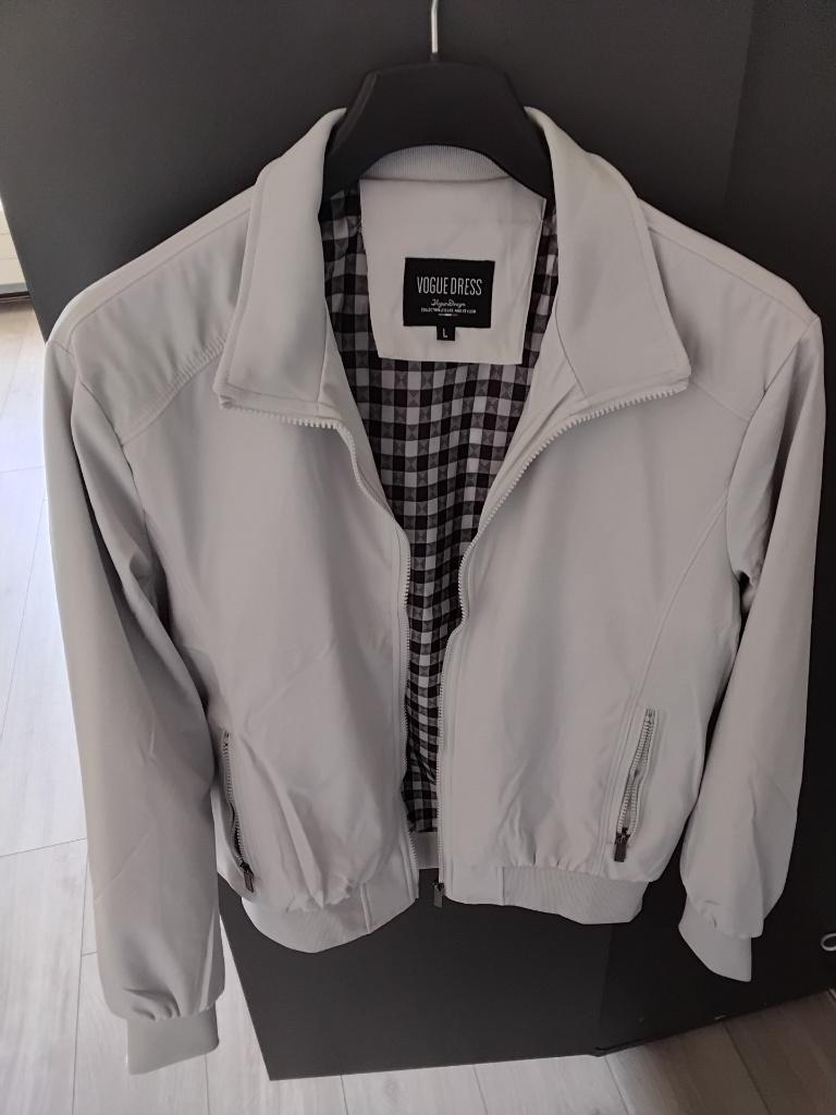 Heren zomerjack maat L, Ophalen of Verzenden, Zo goed als nieuw, Maat 52/54 (L), Grijs