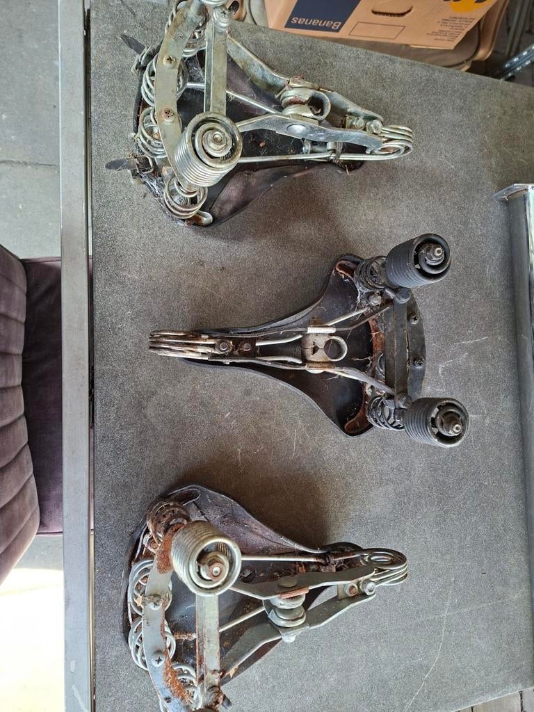 3x Lepper Primus Zwart & Bruin Zadels - Gebruikt, Gebruikt, Leer, Lepper, Ophalen of Verzenden