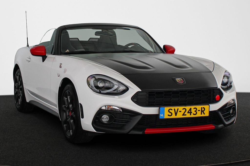 Abarth 124 Spider 1.4 MultiAir Turbo BOSE Stoelverwarming LE, Auto's, Abarth, Achterwielaandrijving, 4 cilinders, Cabriolet, Wit