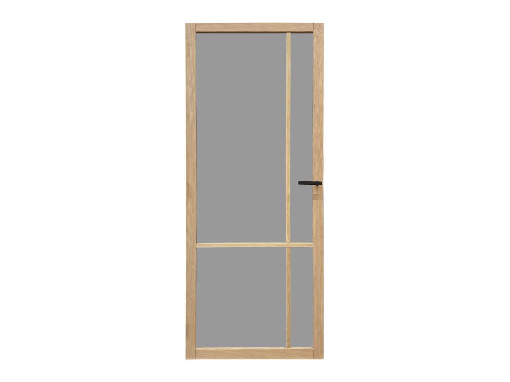 Eiken deur met rookglas / getint glas | Rossum | Op voorraad, Niet ingevuld, Binnendeur, Niet ingevuld, Nieuw