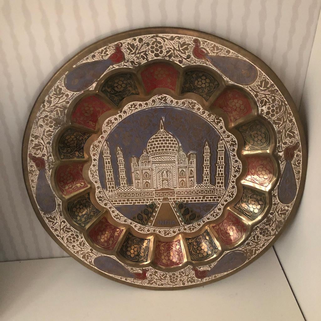 Mooi bordje Woondecoratie  India, Huis en Inrichting, Woonaccessoires | Wanddecoraties, Ophalen of Verzenden, Zo goed als nieuw