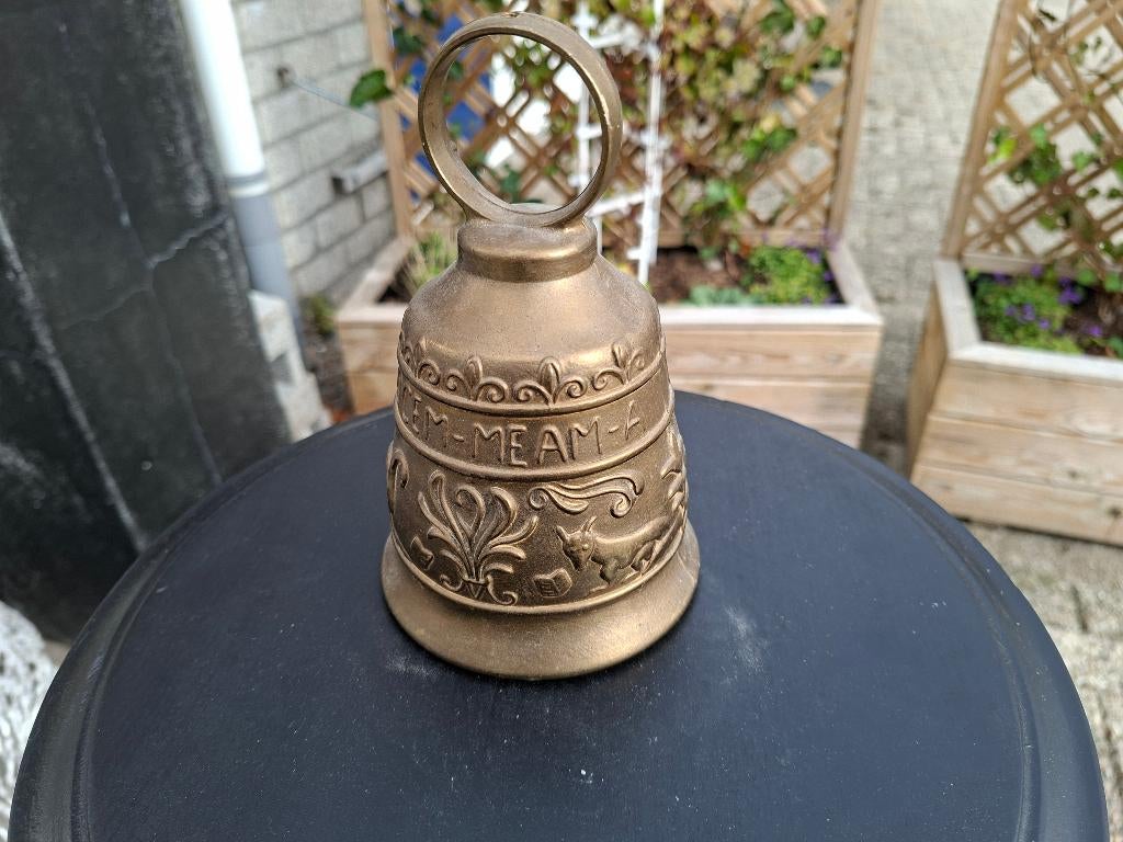 mooie schoolbel brons, Ophalen of Verzenden