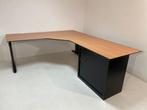 Lensvelt hoekbureau 200x240x80cm + kast €290,- ex, Niet ingevuld, Niet ingevuld, Niet ingevuld