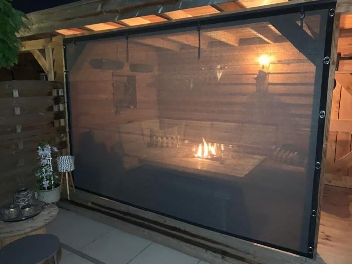 verandadoek op maat voor overkapping, veranda en terras, Tuin en Terras, Ophalen of Verzenden, Nieuw, Veranda