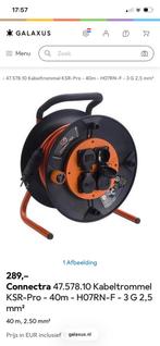 Verlengsnoer elektra haspel Connectra, Muziek en Instrumenten, Ophalen of Verzenden, Zo goed als nieuw, Apparatuur