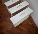 Set van 3 witte lades met handgrepen, Huis en Inrichting, Kasten | Ladekasten, Minder dan 50 cm, Gebruikt, Ophalen of Verzenden