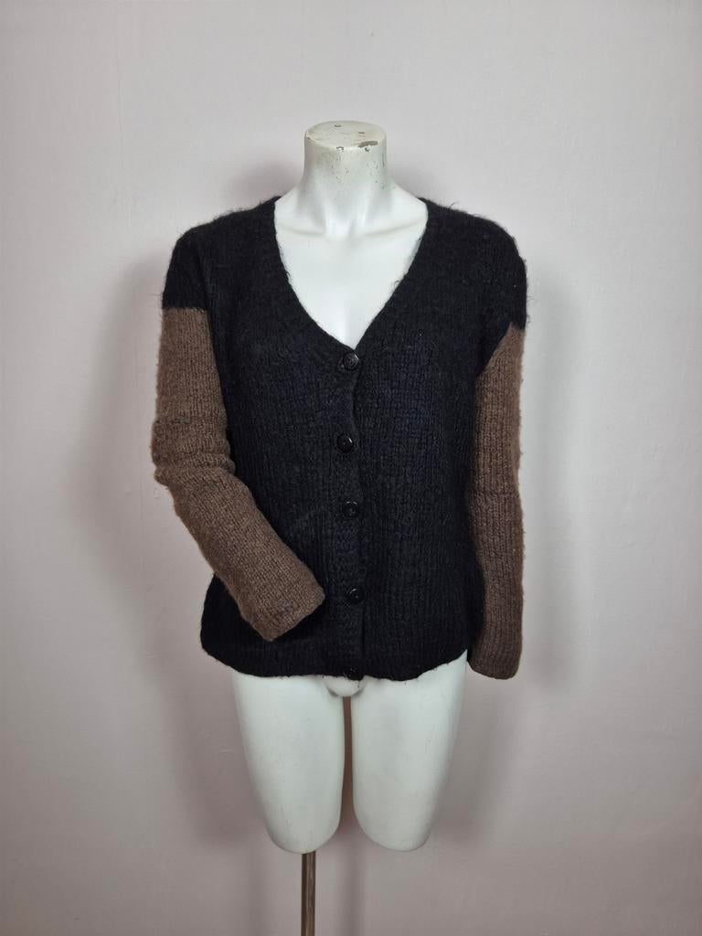 Inti wollen vest maat L, Zwart, Maat 42/44 (L), Ophalen of Verzenden, Zo goed als nieuw