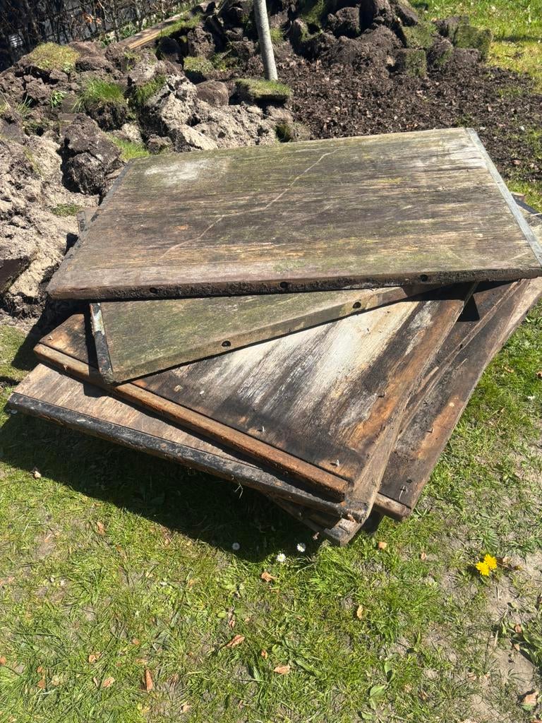 Gratis steenschotten, 10 stuks, Ophalen of Verzenden, Gebruikt, Rechthoekig, Hout