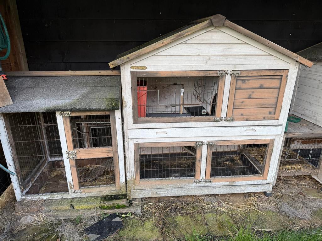 Konijnenhok / kippenhok Gratis af te halen, Ophalen, 90 cm of meer, Hok, 110 cm of meer
