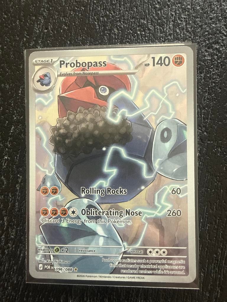 Pokémon Kaart Probopass 096/088 - Zo goed als nieuw, Ophalen of Verzenden, Zo goed als nieuw, Losse kaart