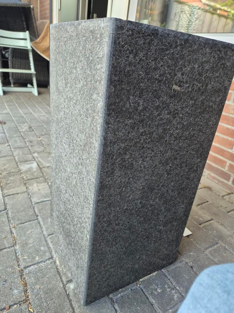 massive natuurstenen tafel te koop met 2 poten 3000x1000x4, Ophalen, Rond, Steen