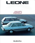 Folder Subaru Leone 4WD (Japanse uitgave - 1987), Verzenden, Gelezen, Overige merken