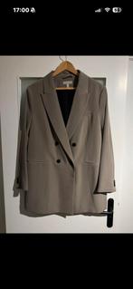 H&M Double-Breasted Blazer Maat L, Beige, Maat 42/44 (L), Ophalen of Verzenden, Zo goed als nieuw