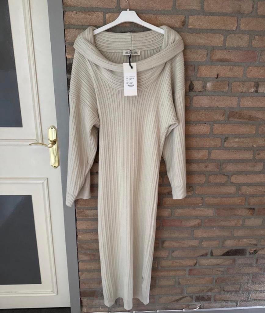 Reinders Kourtney Knit Dress - Nieuw met prijskaartje, Kleding | Dames, Maat 38/40 (M), Beige, Nieuw, Ophalen of Verzenden