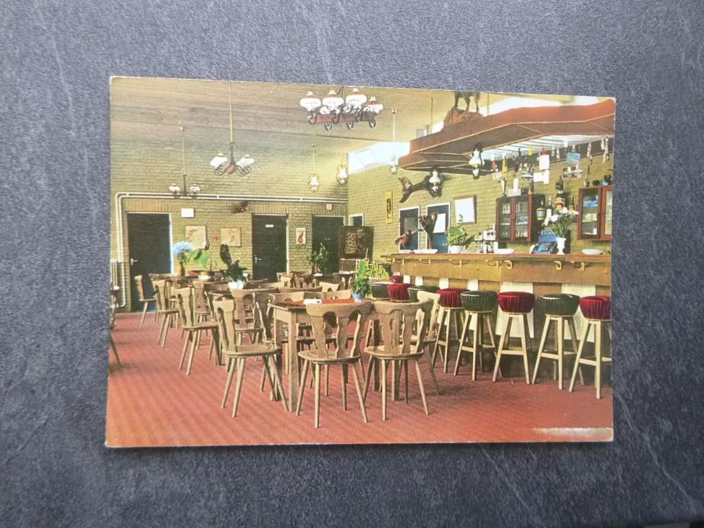 Haelen L, camping Leudal/interieur bar 1971, Verzenden, 1960 tot 1980, Gelopen, Noord-Brabant