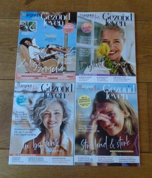 4 stuks Margriet Extra Gezond Leven magazine 2023 2024 2025, Boeken, Tijdschriften en Kranten, Zo goed als nieuw, Damesbladen