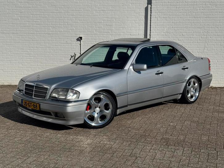 Mercedes-Benz C280 3.6 Brabus C36 Leder Sedan AUT 1994 Grijs, Auto's, Mercedes-Benz, Particulier, C-Klasse, ABS, Airconditioning