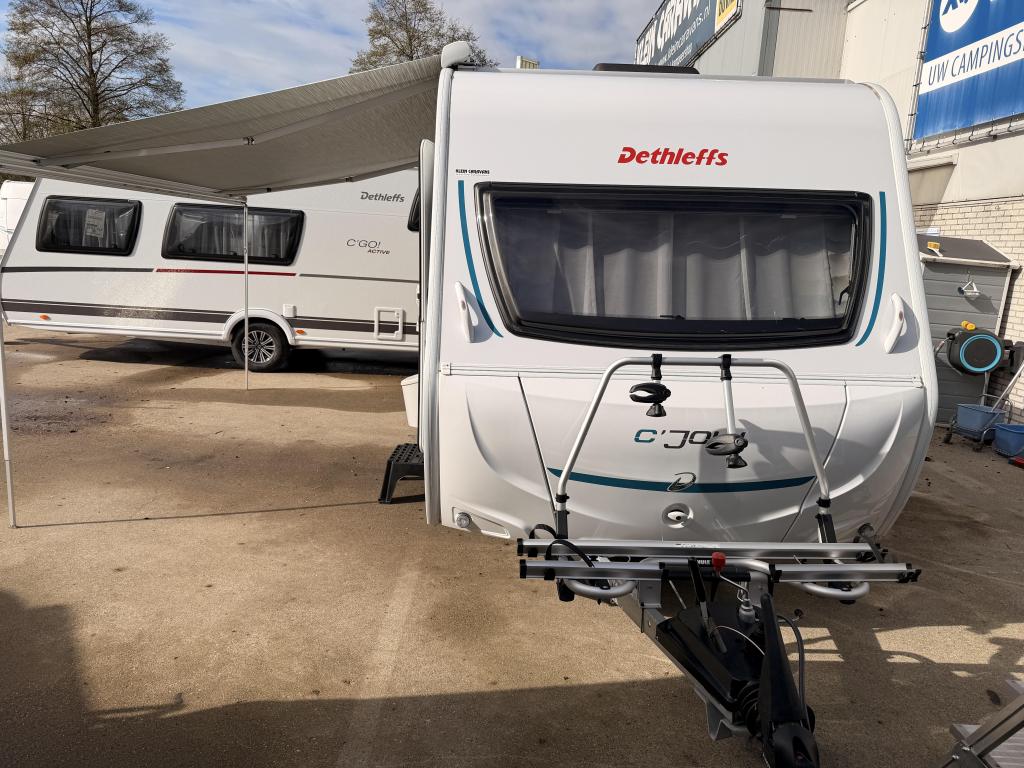 Dethleffs C'Joy 460 EL +1360KG+Mover+Luifel+fietsendrager, Standaardzit, Schokbreker, Bedrijf, Dethleffs