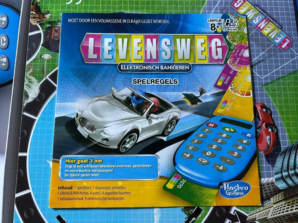 Levensweg Elektronisch Bankieren Bordspel (2), Ophalen of Verzenden, Zo goed als nieuw