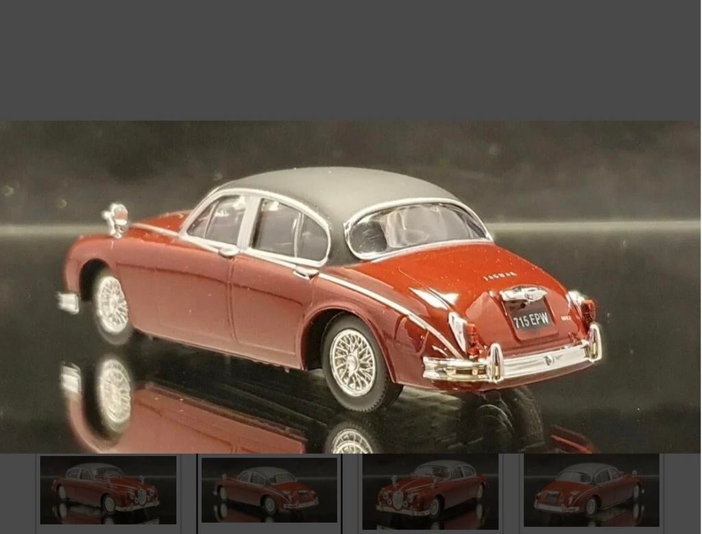 Jaguar Mark II Cararama 1:43, Hobby en Vrije tijd, Modelauto's | 1:43, Ophalen of Verzenden, Nieuw, Auto, Overige merken