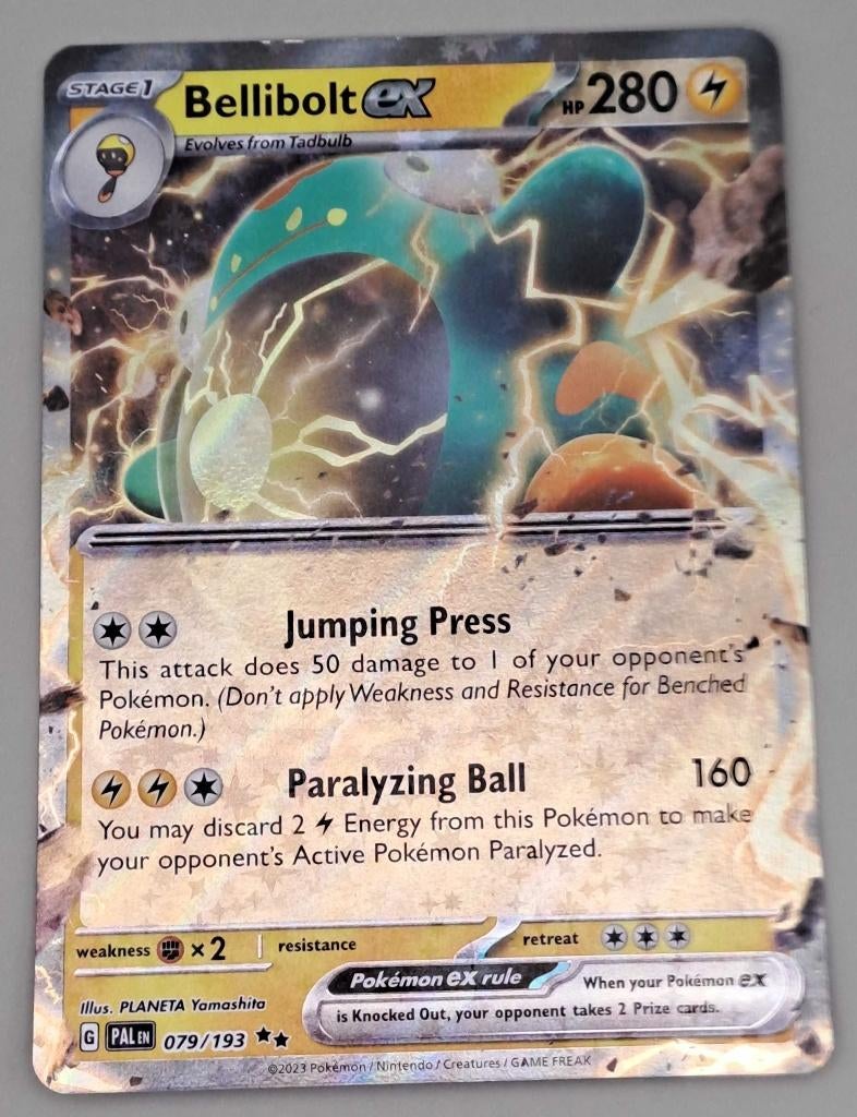 Bellibolt EX PAL 079, Ophalen of Verzenden, Zo goed als nieuw, Losse kaart, Foil