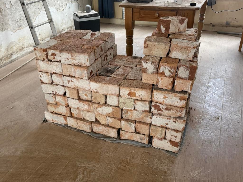 Bakstenen gratis afhalen, Ophalen, Zo goed als nieuw, Bakstenen