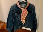 Spijkerjasje - Blauw - maat 44, Blauw, Zo goed als nieuw, Jasje, Ophalen