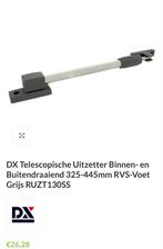 4x DX Telescopische Uitzetter - 2 gebruikt, 2 nieuw, Doe-het-zelf en Verbouw, Ophalen of Verzenden, Gebruikt, Rvs, Overige typen