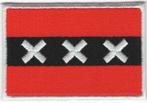 Amsterdam vlag stoffen opstrijk patch embleem #4, Verzamelen, Ophalen of Verzenden, Nieuw, Shirt