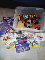 Krat vol Lego met verschillende bouwboekjes, Ophalen of Verzenden, Zo goed als nieuw, Losse stenen, Lego