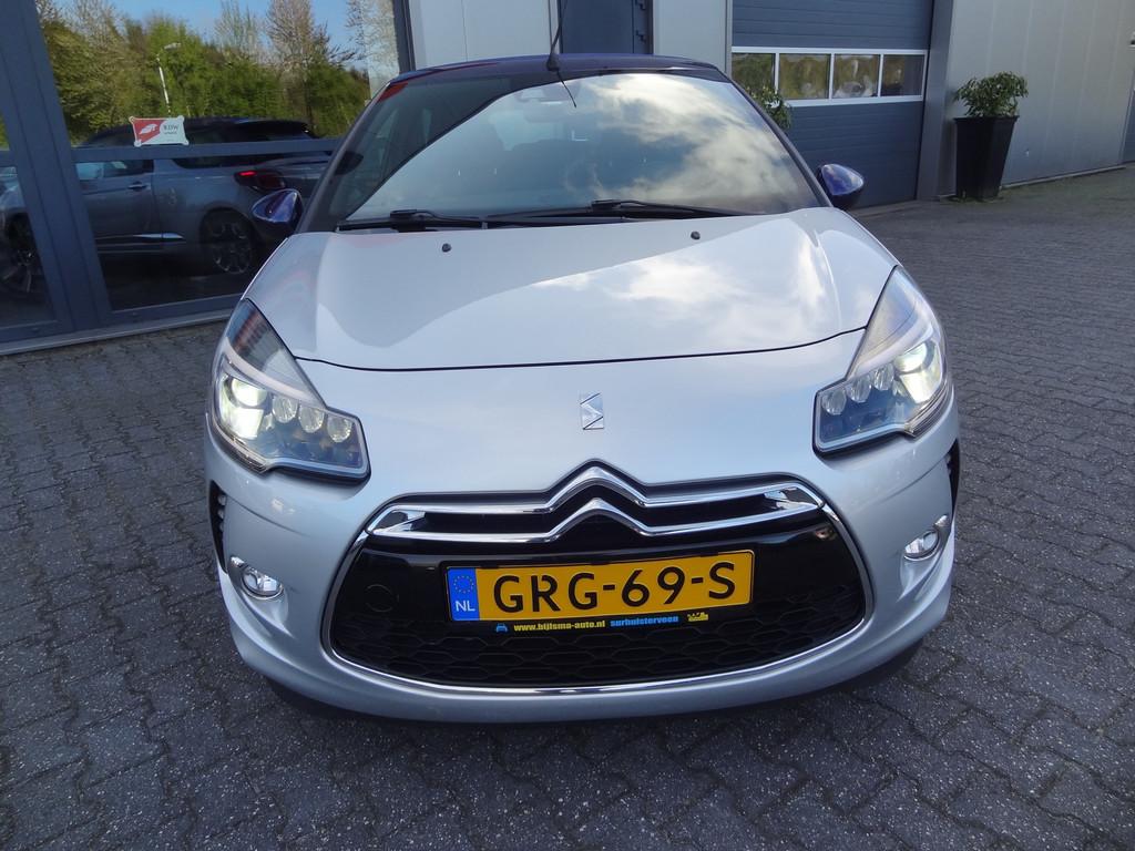 Citroën DS3 Cabrio 1.6 THP Sport Chic | CRUISE | OPEN DAK |, Auto's, Voorwielaandrijving, Gebruikt, Zwart, Cabriolet