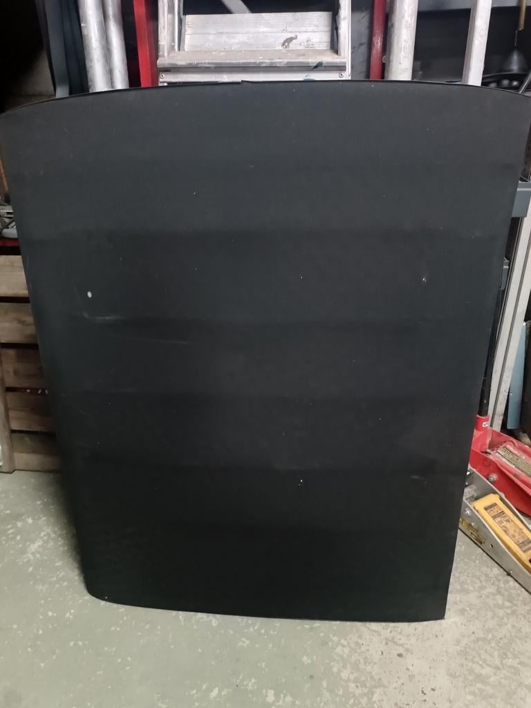 Zwart vouwdak/schuifdak, Ophalen