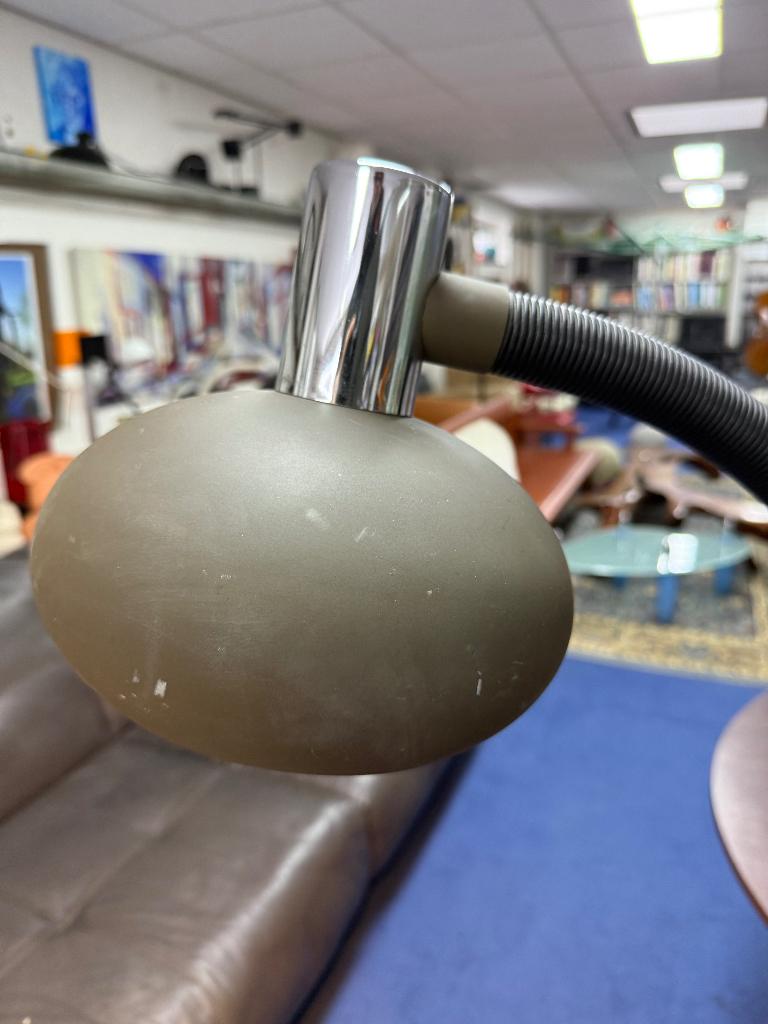 Hala Dijkstra Dutch Design vloerlamp, leeslamp vintage, Huis en Inrichting, Lampen | Vloerlampen, Gebruikt, Metaal, 150 tot 200 cm