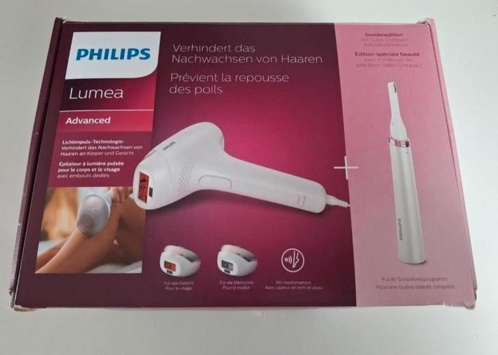 Philips Lumea ontharingsapparaat, Witgoed en Apparatuur, Persoonlijke-verzorgingsapparatuur, Ophalen of Verzenden, Zo goed als nieuw