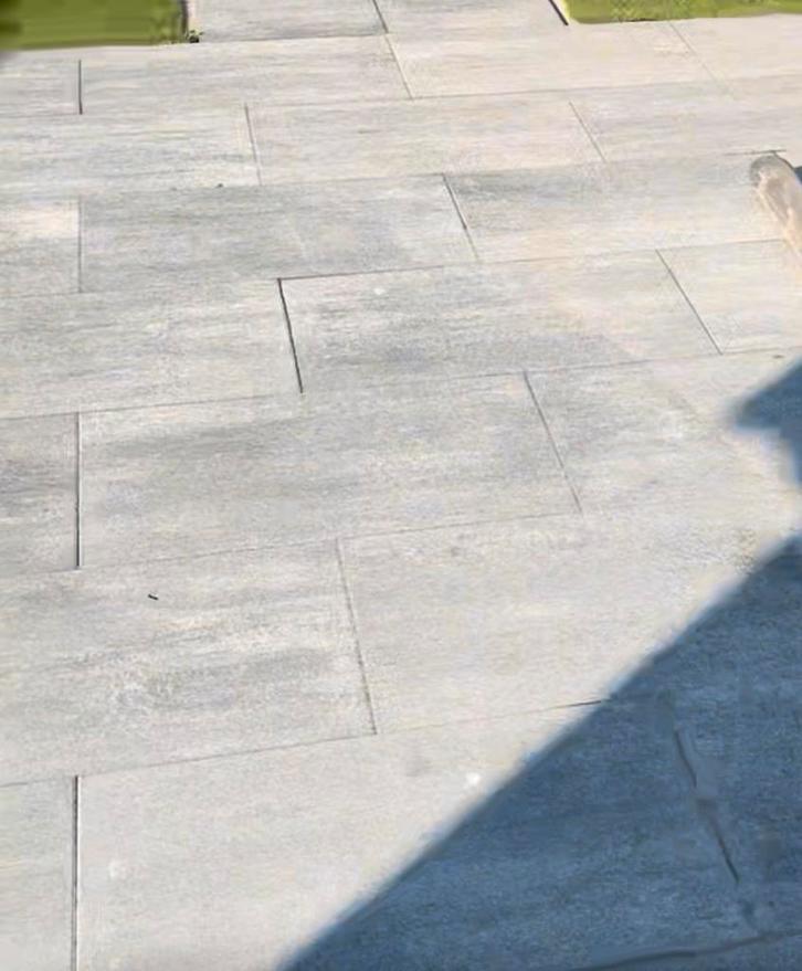 Buiten tegels 6cm dik, 40x80 cm, Tuin en Terras, Tegels en Klinkers, Gebruikt, Terrastegels, Beton, 10 m² of meer, Ophalen