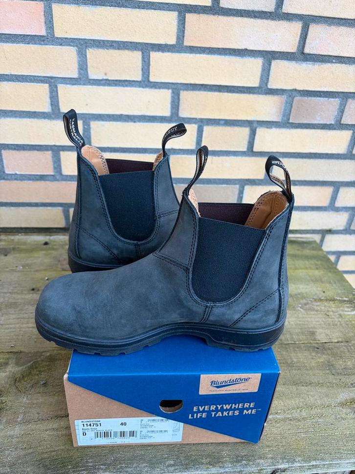 Blundstone 587 Chelsea Boots Maat 40 rustic black, Kleding | Dames, Schoenen, Nieuw, Lage of Enkellaarzen, Grijs, Ophalen of Verzenden
