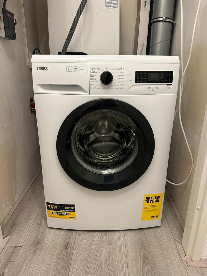 Zanussi Wasmachine, Witgoed en Apparatuur, Wasmachines, Zo goed als nieuw, Minder dan 85 cm, 1200 tot 1600 toeren, Wolwasprogramma