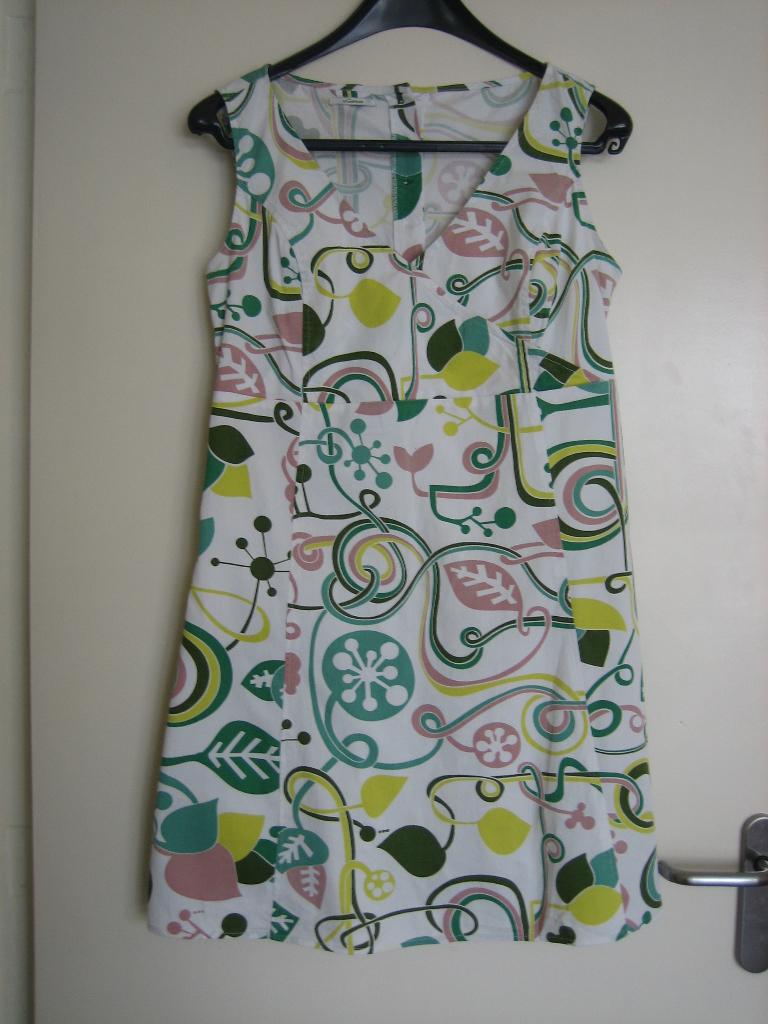 Prachtig zomers jurkje in retrostof SKUNKFUNK 36-38 snazzeys, Kleding | Dames, Maat 38/40 (M), Skunkfunk, Overige kleuren, Verzenden
