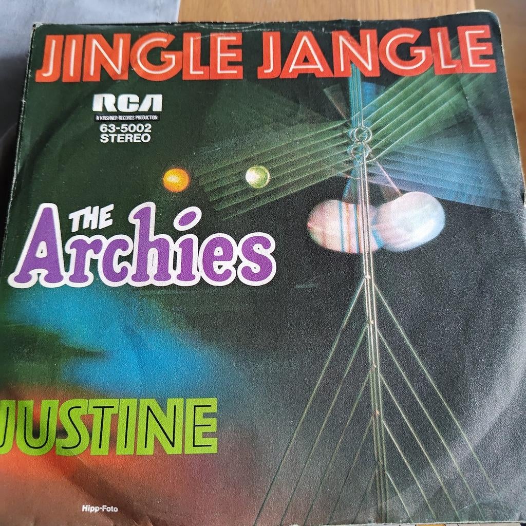 The Archies - Jingle Jangle / Justine (Vinyl Single), Ophalen of Verzenden, 7 inch