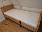 Elektrisch verstelbaar seniorenbed, Ophalen, 90 cm, Eenpersoons, Beige