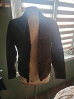 Bruine leren jas Miss Etam - Maat M, Kleding | Dames, Jassen | Zomer, Maat 38/40 (M), Bruin, Ophalen of Verzenden, Zo goed als nieuw